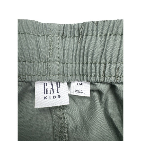 Gap Youth Kids Poplin Pull-On Elastic Waist Shorts – Palm Tree Print – Size XL‎ - Picture 9 of 11